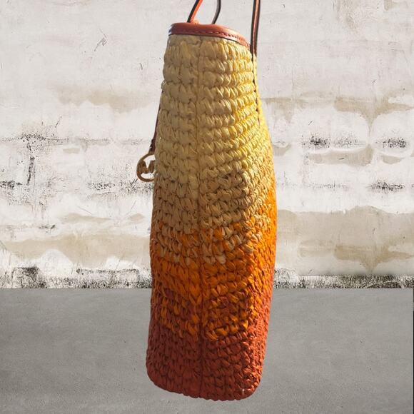 Michael Kors NWT The Michael Ombré Straw Tote Bag & Wallet - Picture 5 of 14